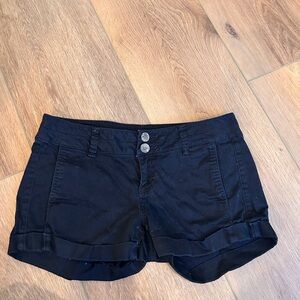 Express Black Cuffed Women's Shorts